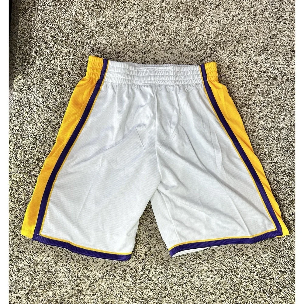 Los Angeles LA Lakers Adidas NBA Swingman Basketball Shorts‎ Size Small